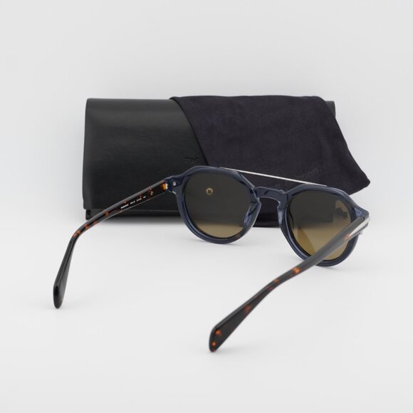 Rag & Bone RNB6006/S 0IPR VP Square Sunglasses - Blue/Havana/Brown - Picture 7 of 8